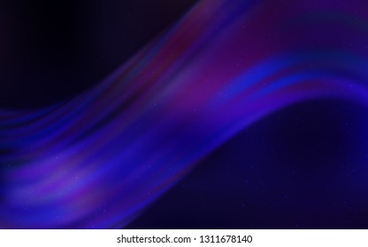 Dark Purple, Pink vector texture with milky way stars. Modern abstract illustration with Big Dipper stars. Pattern for futuristic ad, booklets.