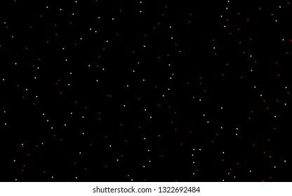 Dark Purple, Pink vector texture with beautiful stars. Stars on blurred abstract background with gradient. The pattern can be used for websites.