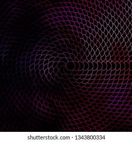 Dark Purple, Pink vector texture with circles. Abstract decorative design in gradient style with bubbles. Pattern for booklets, leaflets.