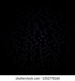 Dark Purple, Pink vector texture with beautiful stars. Decorative illustration with stars on abstract template. Pattern for new year ad, booklets.