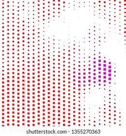 Dark Purple, Pink vector texture in rectangular style. Colorful illustration with gradient rectangles and squares. Design for your business promotion.