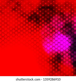 Dark Purple, Pink vector texture in rectangular style. Colorful illustration with gradient rectangles and squares. Pattern for commercials, ads.
