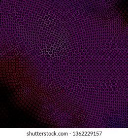 Dark Purple, Pink vector texture with circles. Colorful illustration with gradient dots in nature style. Pattern for business ads.