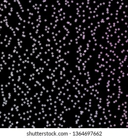 Dark Purple, Pink vector texture with beautiful stars. Colorful illustration in abstract style with gradient stars. Pattern for new year ad, booklets.