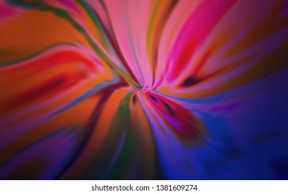 Dark Purple, Pink vector texture with bent lines. Colorful illustration in simple style with gradient. Elegant pattern for a brand book.