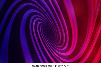 Dark Purple, Pink vector texture with milky way stars. Modern abstract illustration with Big Dipper stars. Template for cosmic backgrounds.