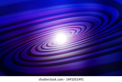 Dark Purple, Pink vector texture with milky way stars. Space stars on blurred abstract background with gradient. Smart design for your business advert.