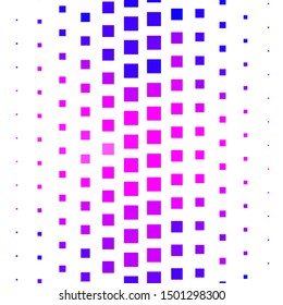Dark Purple, Pink vector texture in rectangular style. New abstract illustration with rectangular shapes. Template for cellphones.