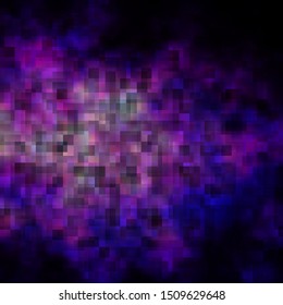 Dark Purple, Pink vector texture in rectangular style. New abstract illustration with rectangular shapes. Pattern for busines booklets, leaflets