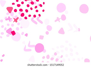 Dark Purple, Pink vector texture with abstract forms. Illustration with colorful gradient shapes in abstract style. Background for a cell phone.