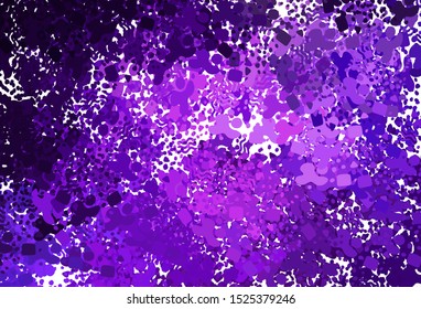 Dark Purple, Pink vector texture with abstract forms. Illustration with colorful gradient shapes in abstract style. Simple design for your web site.