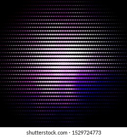 Dark Purple, Pink vector texture with disks. Abstract colorful disks on simple gradient background. Pattern for wallpapers, curtains.