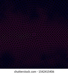 Dark Purple, Pink vector texture with disks. Abstract illustration with colorful spots in nature style. Design for your commercials.