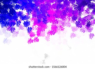 Dark Purple, Pink vector texture with colored lines. Blurred decorative design in simple style with lines. Template for your beautiful backgrounds.