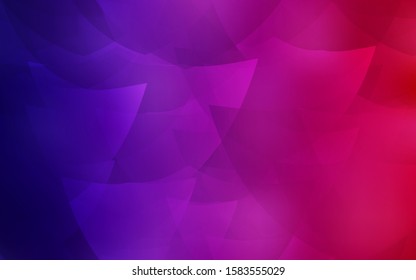 Dark Purple, Pink vector texture with colorful hexagons. Illustration with set of colorful hexagons. Beautiful design for your business advert.