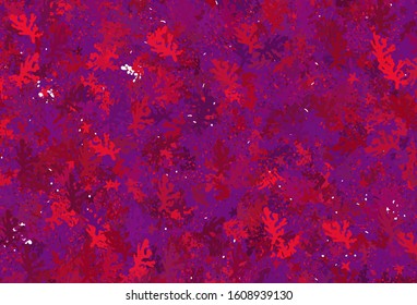 Dark Purple, Pink vector texture with abstract forms. Decorative design in abstract style with random forms. Simple design for your web site.