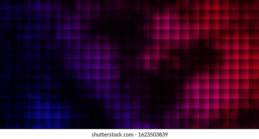 Dark Purple, Pink vector texture in rectangular style. Abstract gradient illustration with rectangles. Pattern for commercials, ads.