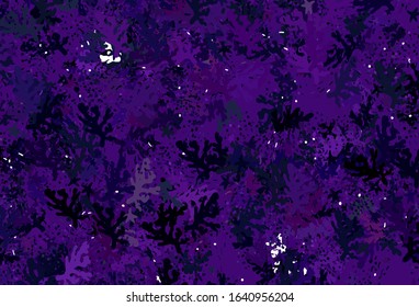 Dark Purple, Pink vector texture with abstract forms. Simple colorful illustration with abstract gradient shapes. Modern design for your business card.
