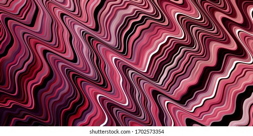 Dark Purple, Pink vector texture with curves. Gradient illustration in simple style with bows. Best design for your ad, poster, banner.