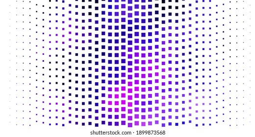 Púrpura oscuro, textura vectorial rosada en forma rectangular. Nueva ilustración abstracta con formas rectangulares. Patrón para sitios web, páginas de inicio.