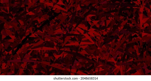Dunkelviolett, rosafarbene Vektorstruktur mit zufälligen Dreiecken. Klare abstrakte Illustration mit Dreiecksformen im modernen Stil. Eine einfache Ergänzung zu Ihren Werken.