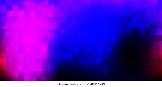 Dark purple, pink vector texture in polygonal style. Simple illustration with colorful gradient rectangles. Website and banner design.
