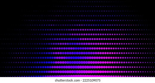 Dark Purple, Pink vector texture with disks. Abstract colorful disks on simple gradient background. Pattern for booklets, leaflets.