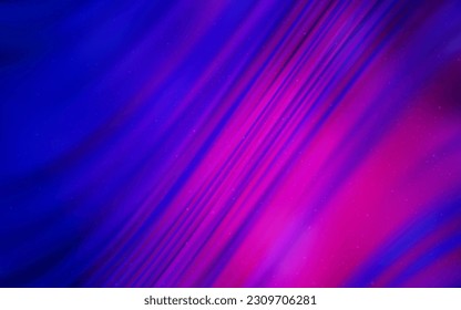 Dark Purple, Pink vector texture with milky way stars. Shining illustration with sky stars on abstract template. Pattern for astronomy websites.