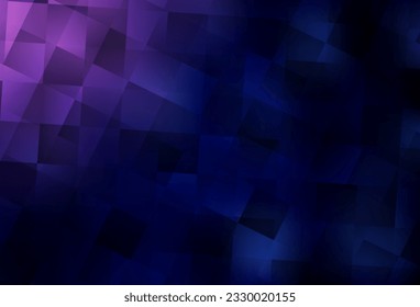 Dark Purple, Pink vector texture in rectangular style. Glitter abstract illustration with rectangular shapes. Smart design for your business advert.