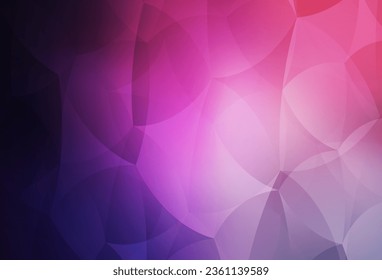 Púrpura oscuro, textura vectorial rosada con estilo triangular. Ilustración abstracta brillante con formas triangulares. Mejor diseño inteligente para su negocio.
