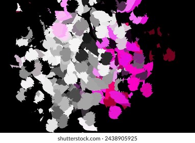 Púrpura oscuro, textura vectorial rosa con formas abstractas. Ilustración con formas de degradado de colores en estilo abstracto. El mejor diseño inteligente para tu negocio.