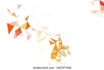 Dark Purple, Pink vector triangle mosaic texture. Shining polygonal illustration, which consist of triangles. Pattern for a brand book's backdrop.