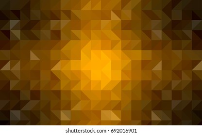 Dark Purple, Pink vector triangle mosaic template. Creative illustration in halftone style with gradient. The polygonal design can be used for your web site.
