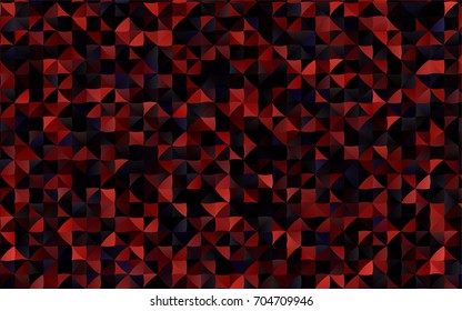 Dark Purple, Pink vector triangle mosaic background. Triangular geometric sample with gradient.  The template can be used as a background for cell phones.