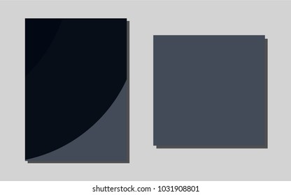 Dark Purple, Pinkvector background for presentations. Web interface on abstract background with colorful gradient. Completely new template for your brand book.