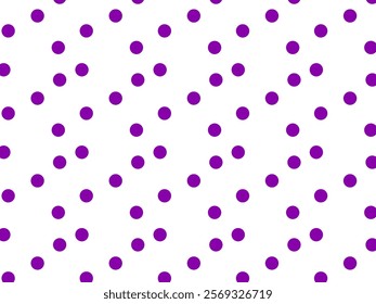 Dark Purple polka dot. Seamless abstract pattern, flat style. Circle and bubble. Boba seagrass drink 
