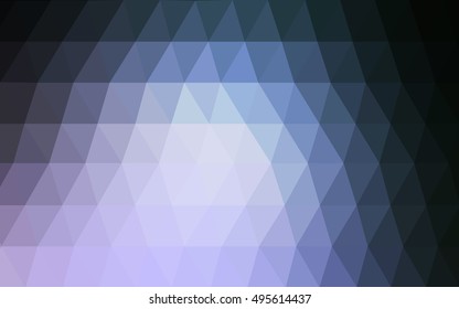 Dark purple polygon abstract background. A vague abstract illustration with gradient. The polygonal design can be used for your web site.