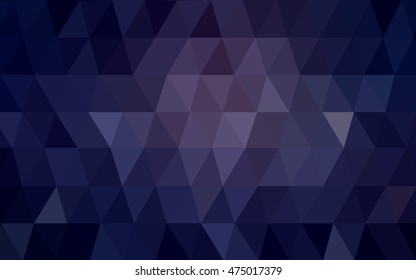 Dark purple polygonal background. Creative illustration in halftone style with gradient. The polygonal design can be used for your web site.