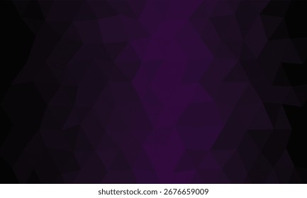 Fondo geométrico poligonal púrpura oscuro con patrón abstracto de efecto degradado