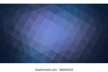 Dark purple polygonal illustration, which consist of triangles. Geometric background in Origami style with gradient. Triangular design for your business.
