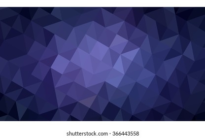 Dark purple polygonal illustration, which consist of triangles. Geometric background in Origami style with gradient. Triangular design for your business.