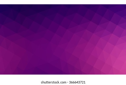 Dark purple polygonal illustration, which consist of triangles. Geometric background in Origami style with gradient. Triangular design for your business.