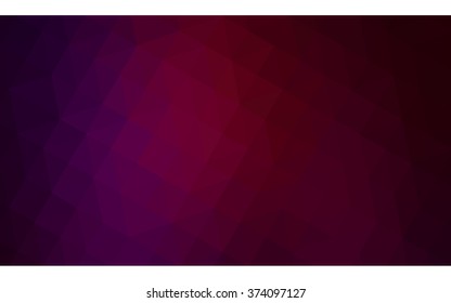Dark purple polygonal illustration, which consist of triangles. Geometric background in Origami style with gradient. Triangular design for your business.