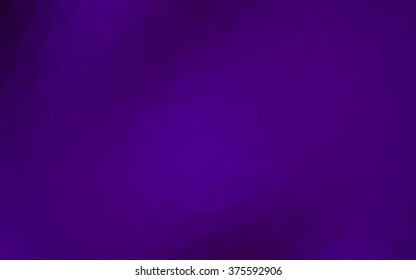 Dark purple polygonal illustration, which consist of triangles. Geometric background in Origami style with gradient. Triangular design for your business.