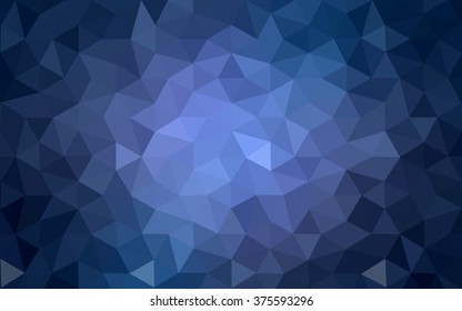 Dark purple polygonal illustration, which consist of triangles. Geometric background in Origami style with gradient. Triangular design for your business.