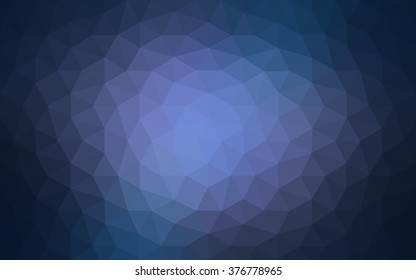 Dark purple polygonal illustration, which consist of triangles. Geometric background in Origami style with gradient. Triangular design for your business.