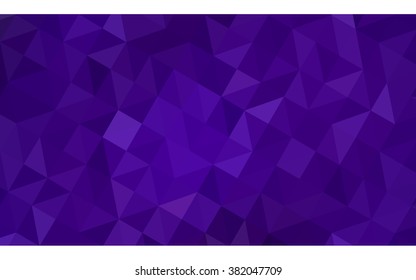 Dark purple polygonal illustration, which consist of triangles. Geometric background in Origami style with gradient. Triangular design for your business.
