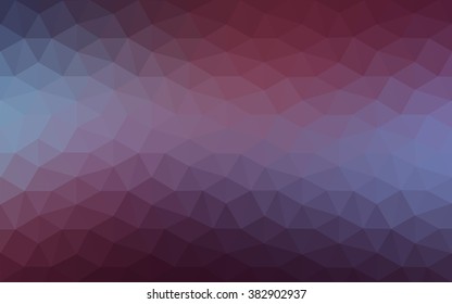 Dark purple polygonal illustration, which consist of triangles. Geometric background in Origami style with gradient. Triangular design for your business.