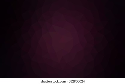Dark purple polygonal illustration, which consist of triangles. Geometric background in Origami style with gradient. Triangular design for your business.