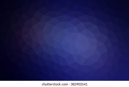 Dark purple polygonal illustration, which consist of triangles. Geometric background in Origami style with gradient. Triangular design for your business.